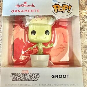 Brand New Hallmark Funko Pop Christmas Tree Ornament - Groot